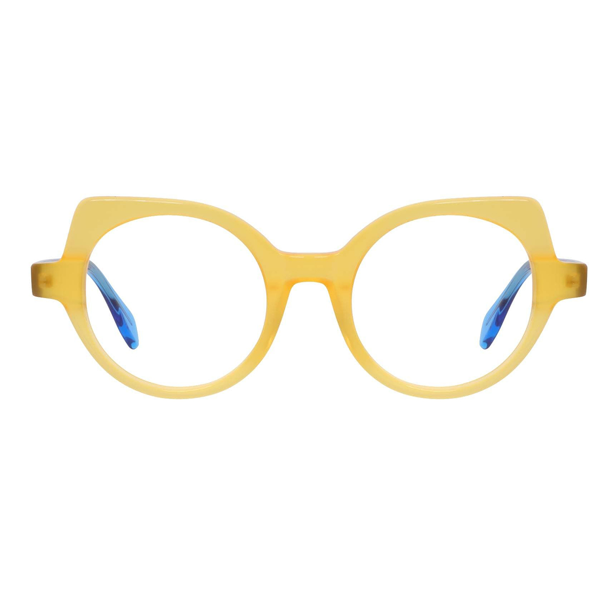 round yellow-blue reading-glasses