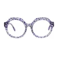 Syrinx - Round Purple Reading Glasses for Women