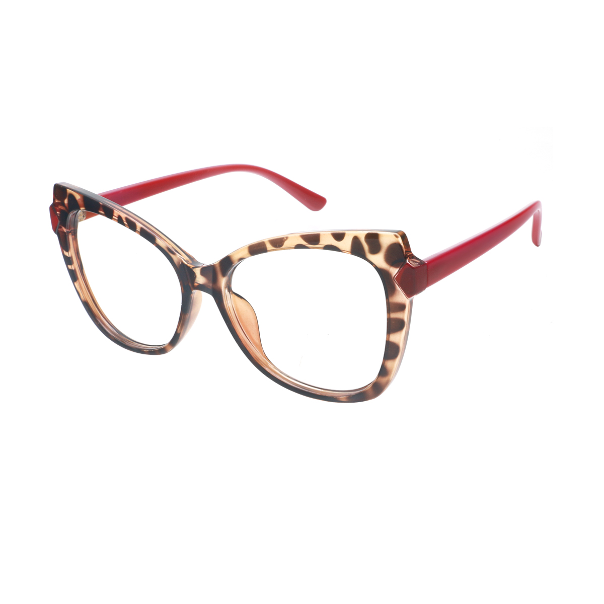 Alazir - Cat-eye Demi Reading Glasses for Women