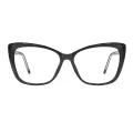 Elena - Cat-eye Black Reading Glasses for Women
