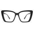 Francie - Square Transparent-Demi Reading Glasses for Men & Women