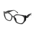 Cilicia - Geometric Black Reading Glasses for Men & Women
