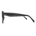 Cilicia - Geometric Black Reading Glasses for Men & Women