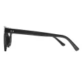 Rhodope - Oval Black Reading Glasses for Men & Women