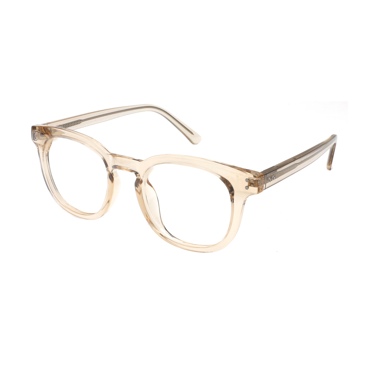 Rhodope - Oval Brown Reading Glasses for Men & Women