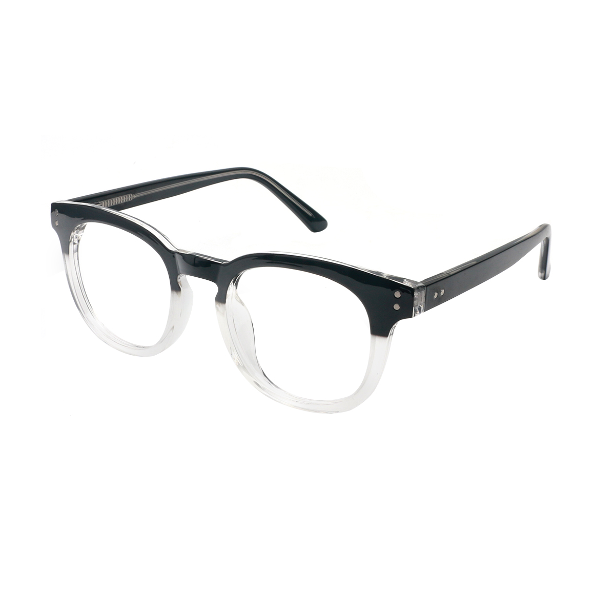 Rhodope - Oval Transparent Reading Glasses for Men & Women