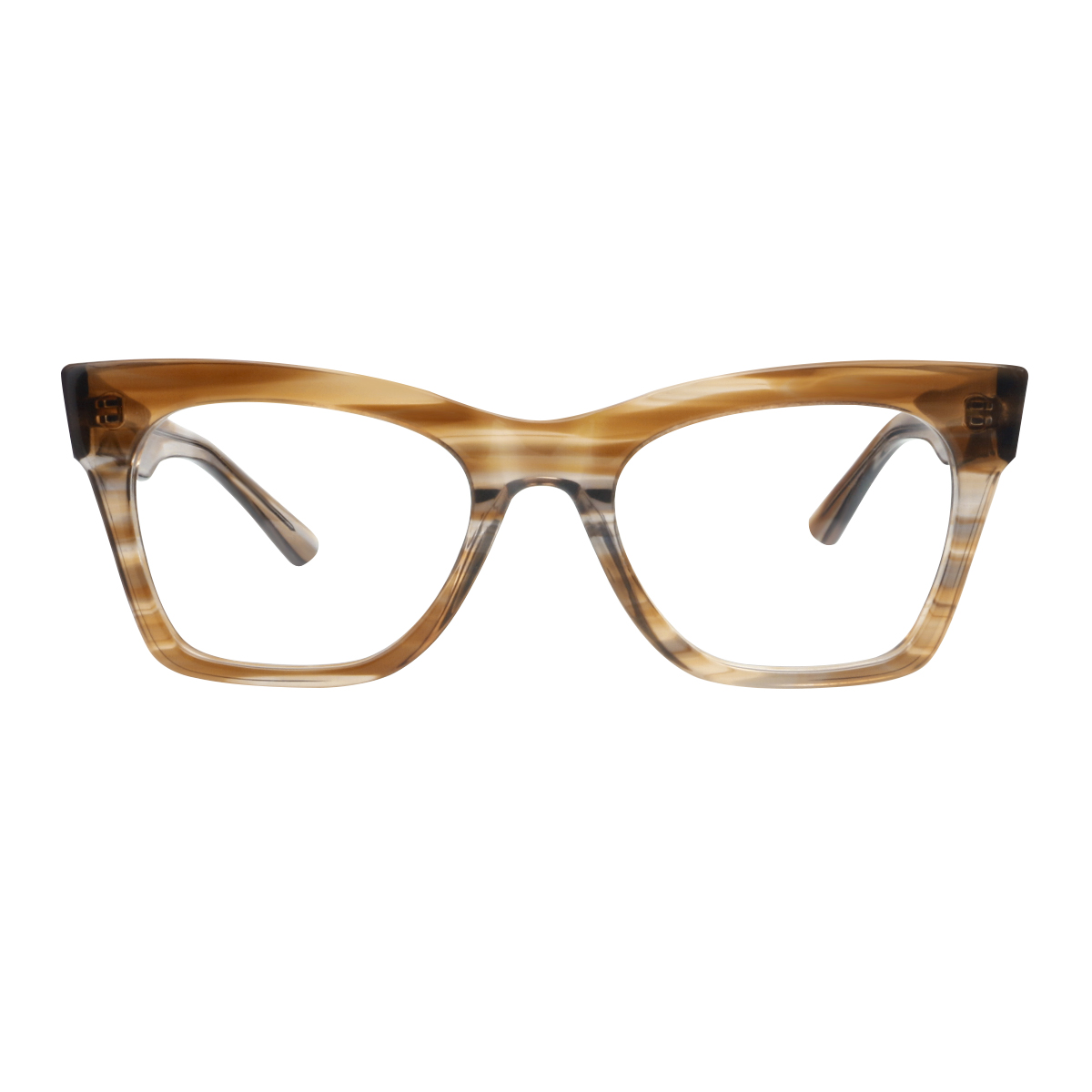 cat-eye transparent-tea reading-glasses