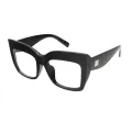 Cicely - Square Blue Reading Glasses for Women