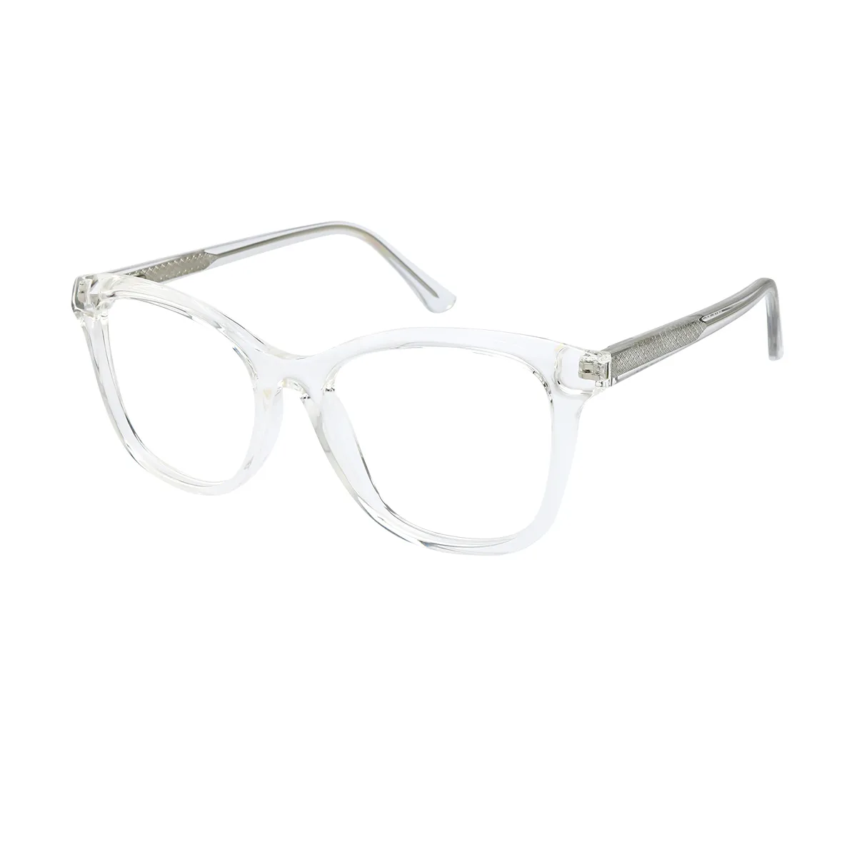 Fashion Cat-eye Transparent Reading Glasses for Women