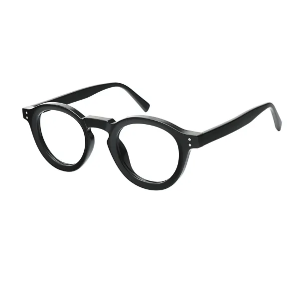 round black reading glasses