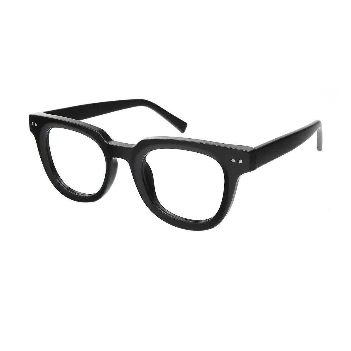 Fashion Square Black Reading Glasses for Women & Men