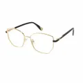 Eleanora - Square Gold/Black Reading Glasses for Women