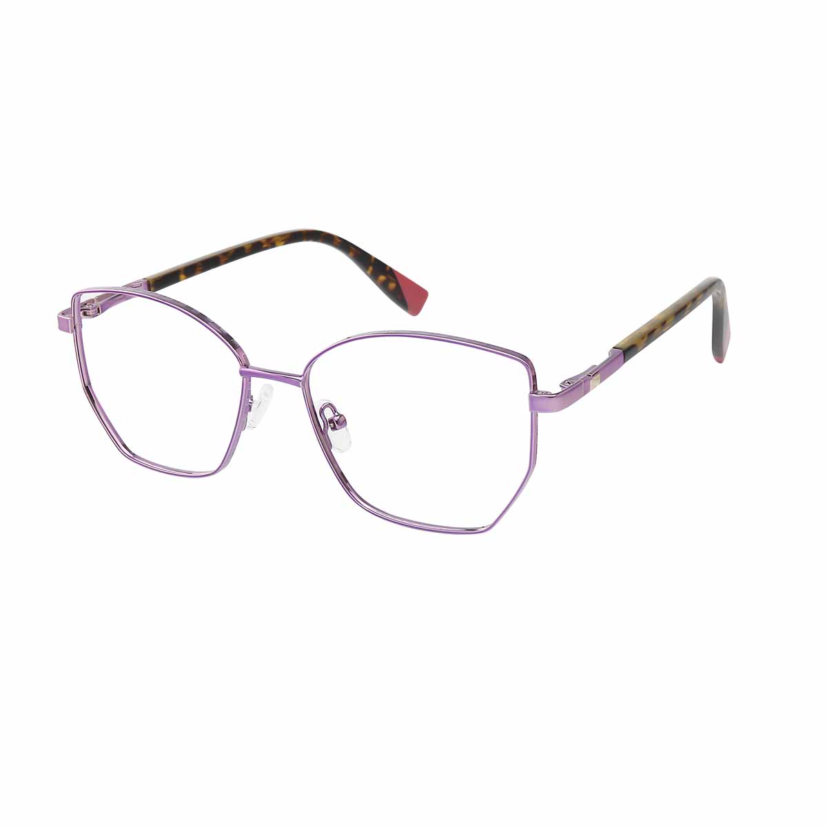Eleanora - Square Purple/Demi Reading Glasses for Women