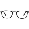 Colton - Rectangle Black Reading Glasses for Men