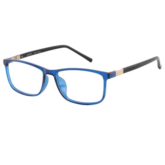 rectangle black-blue reading glasses