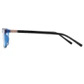 Ampere - Rectangle Black-Blue Reading Glasses for Men & Women