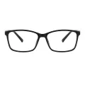 Edward - Rectangle Black Reading Glasses for Men & Women