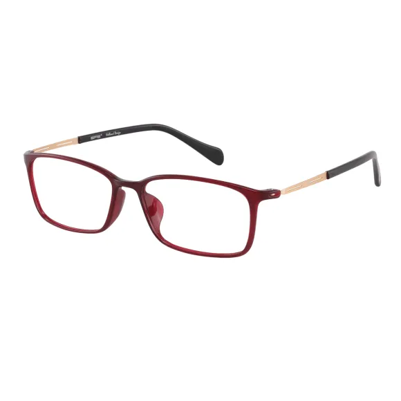 rectangle red reading glasses