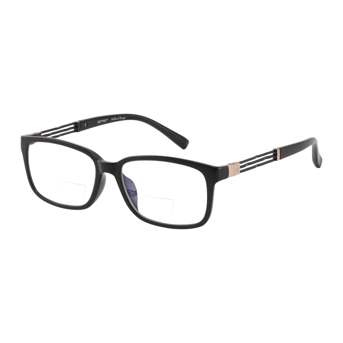 Holman - Rectangle Black Reading Glasses for Men & Women