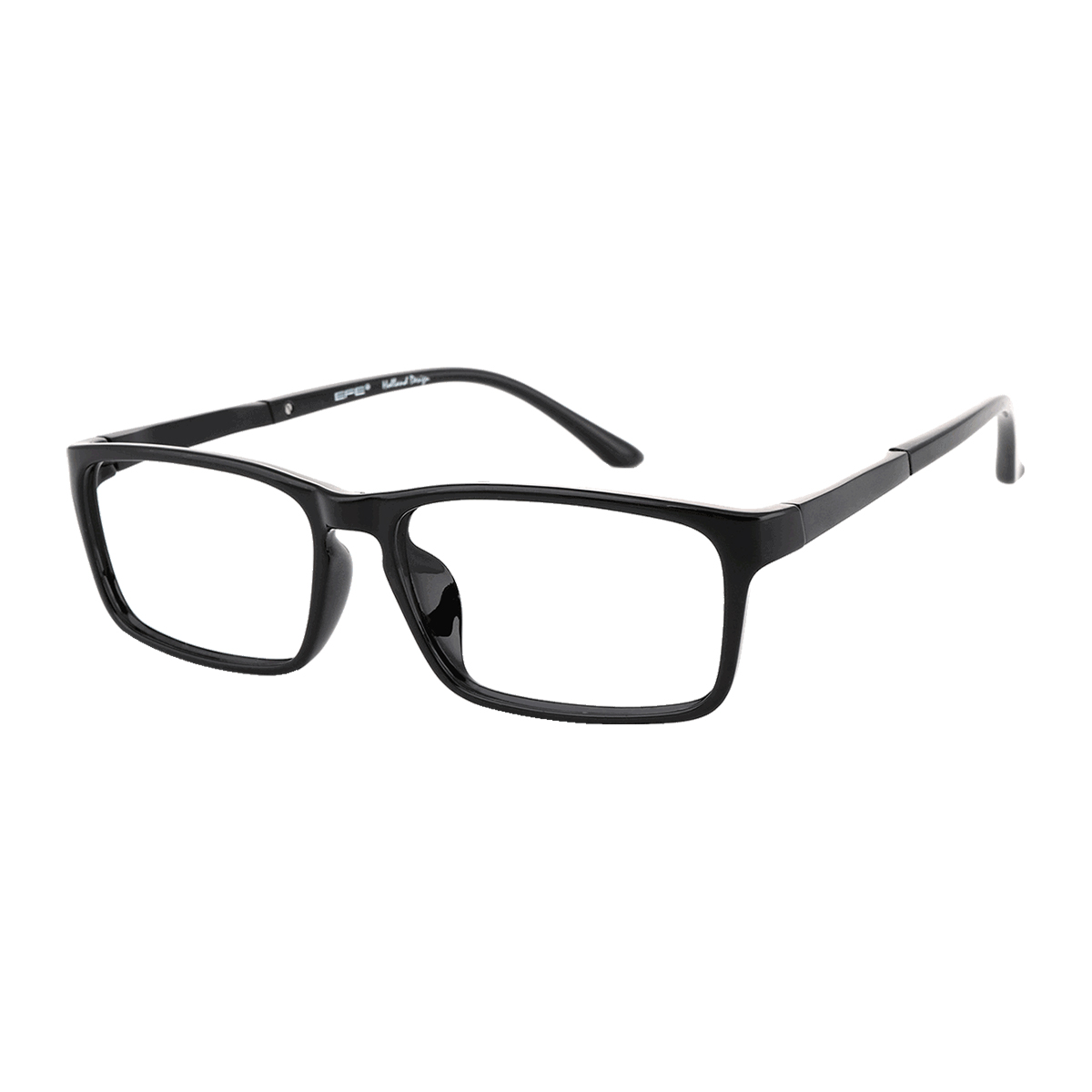 Aberdeen - Rectangle Black Reading Glasses for Men & Women
