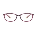 Pindar - Oval Black Reading Glasses for Women