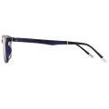 Brauron - Rectangle Blue-Black Reading Glasses for Men & Women