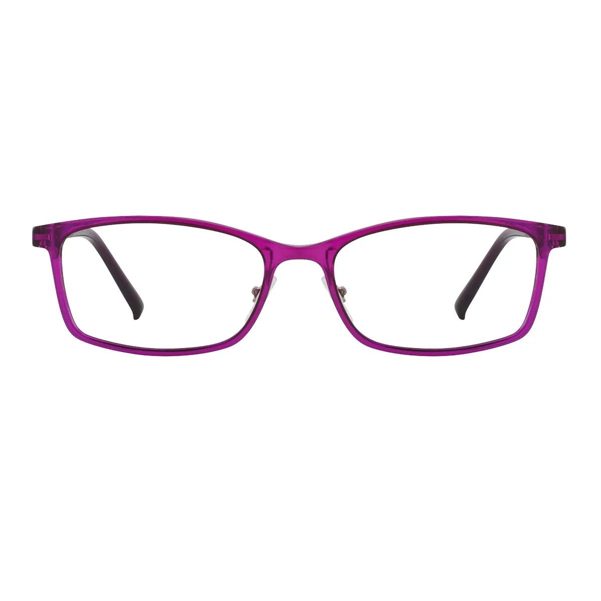 Classic Rectangle Purple  Reading Glasses for Women & Men