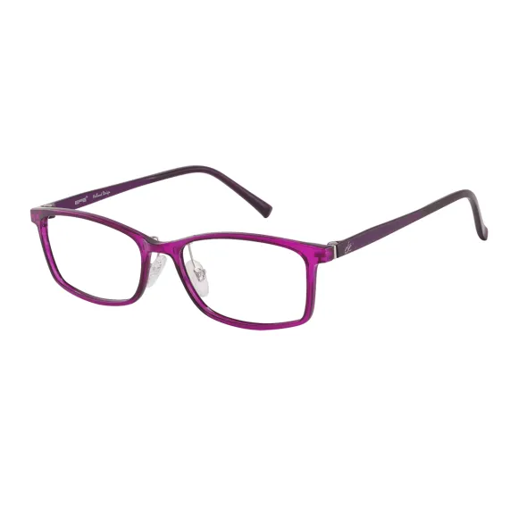 rectangle purple reading glasses