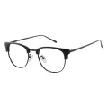 Oeroe - Browline Black Reading Glasses for Men & Women