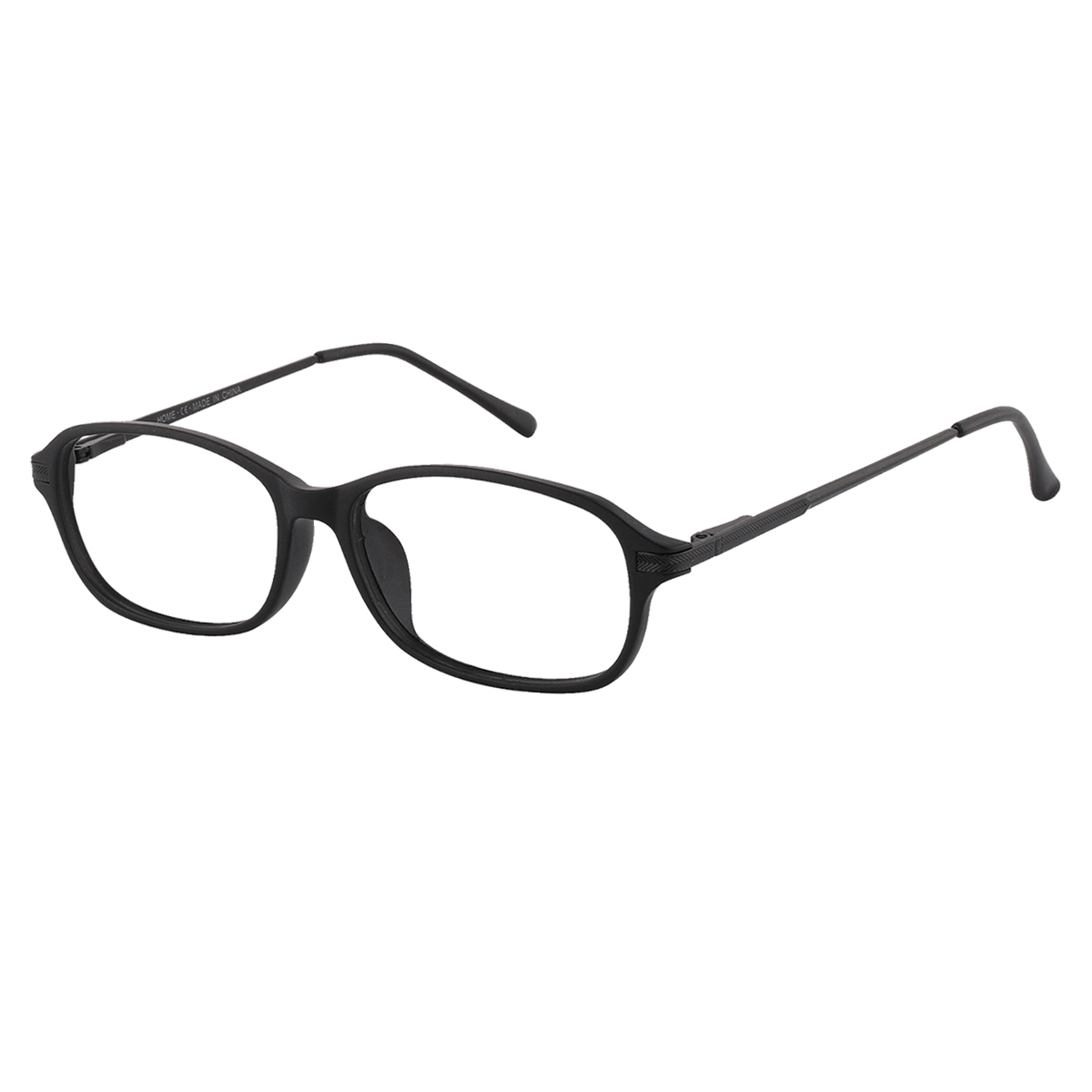 Cyrus - Rectangle Black Reading Glasses for Men & Women