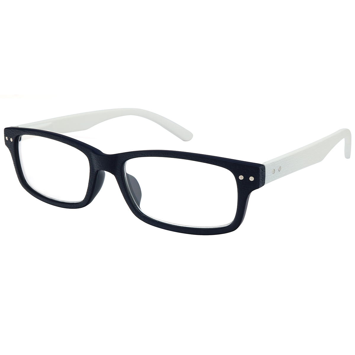 Iazyges - Rectangle White Reading Glasses for Men & Women
