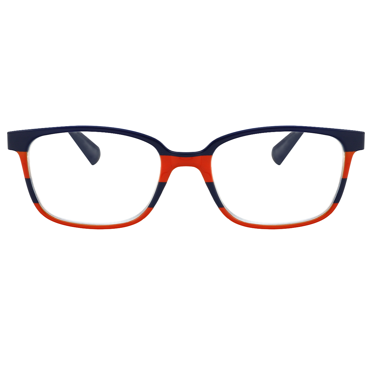 rectangle black-red reading-glasses
