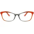 Orion - Cat-eye Red Reading Glasses for Men & Women