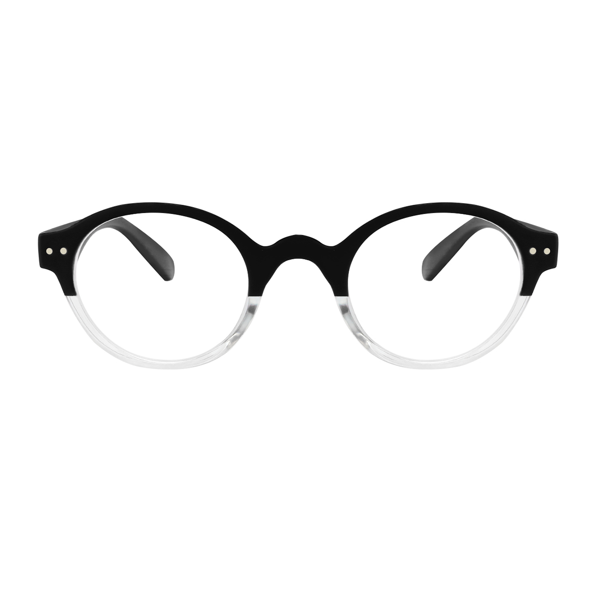 Classic Round Black  Reading Glasses for Women & Men