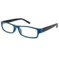 Diego - Rectangle Blue Reading Glasses for Men