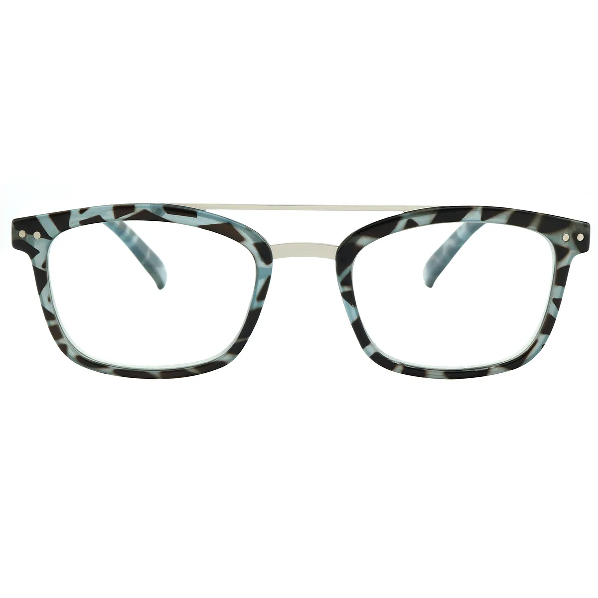 Penn - Aviator Blue-Tortoiseshell Reading glasses for Women