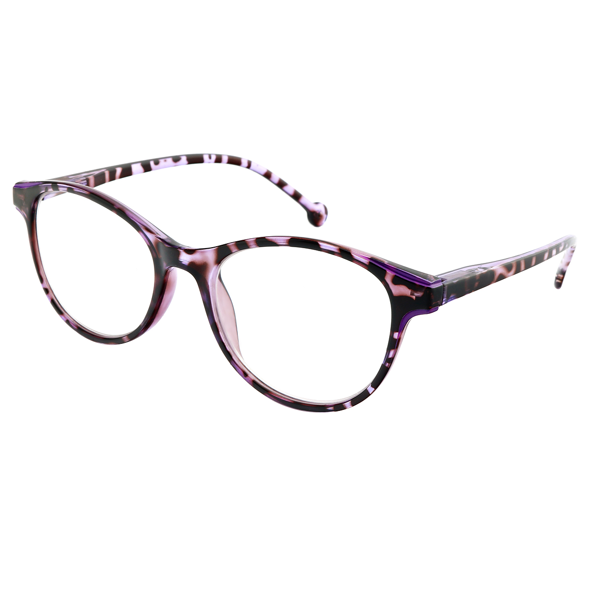 Lesley - Cat-eye Purple Reading Glasses for Women