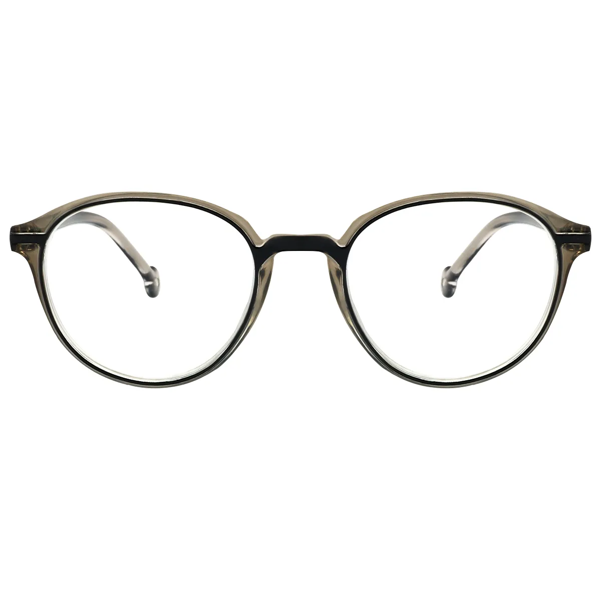 Fashion Round Brown  Reading Glasses for Women