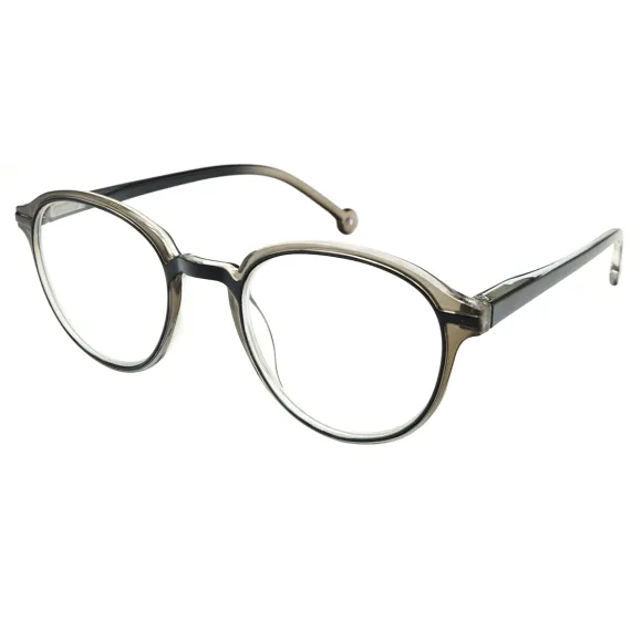 round brown reading glasses