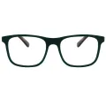 Aetolia - Square Black Reading Glasses for Men