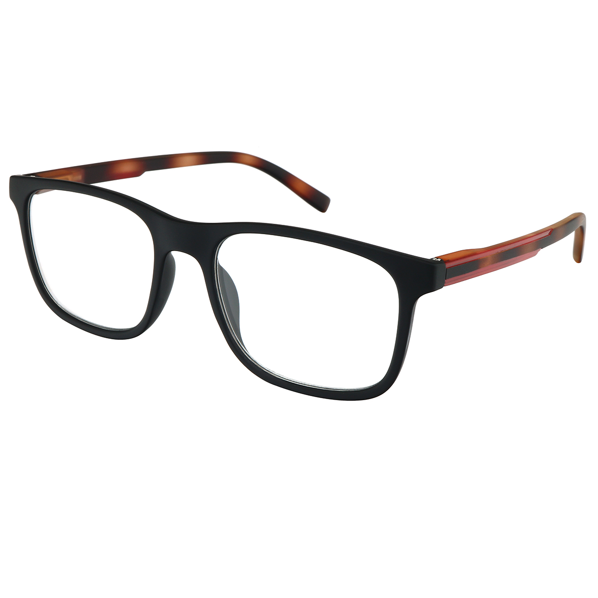 Aetolia - Square Black Reading Glasses for Men