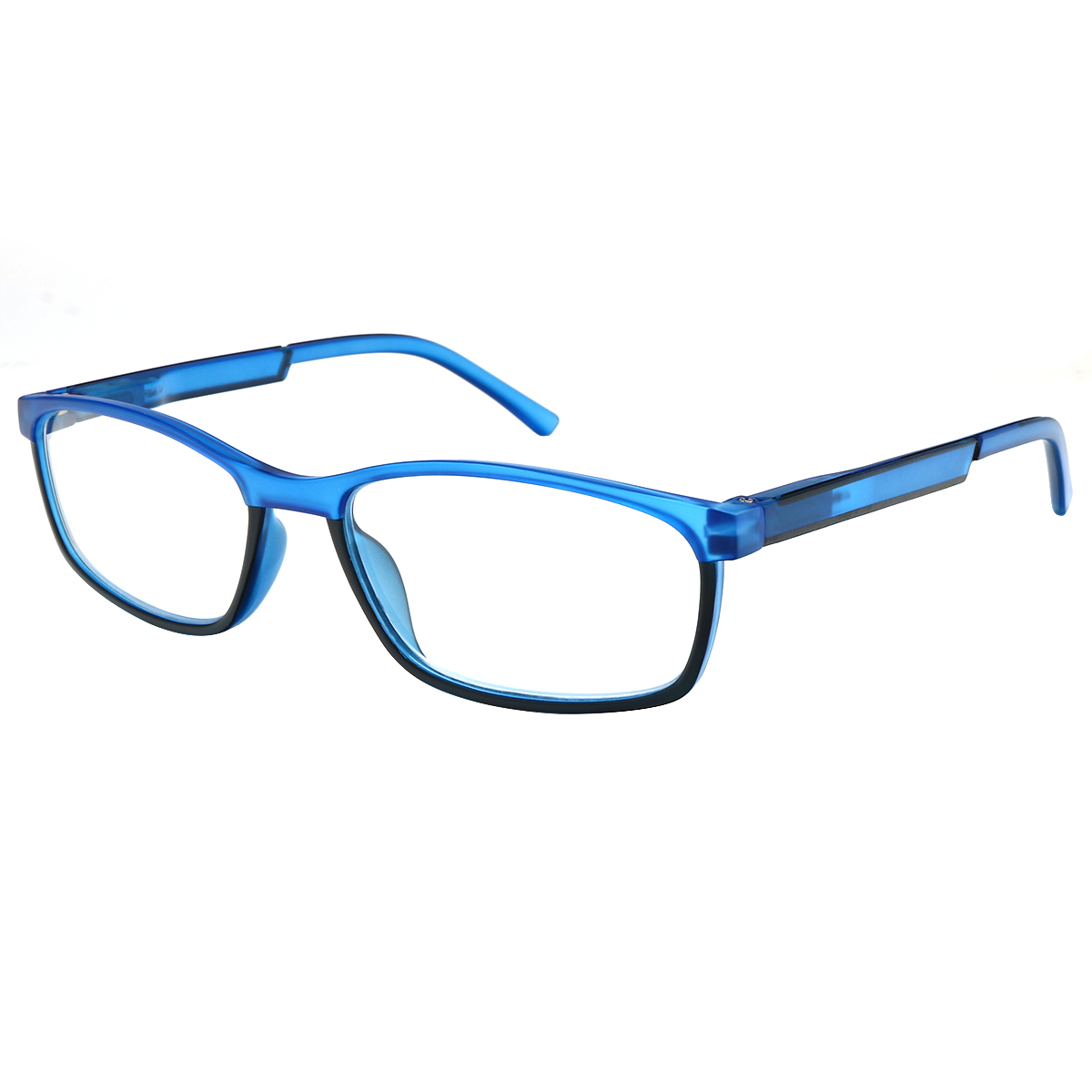 Ionia - Rectangle Blue Reading Glasses for Men