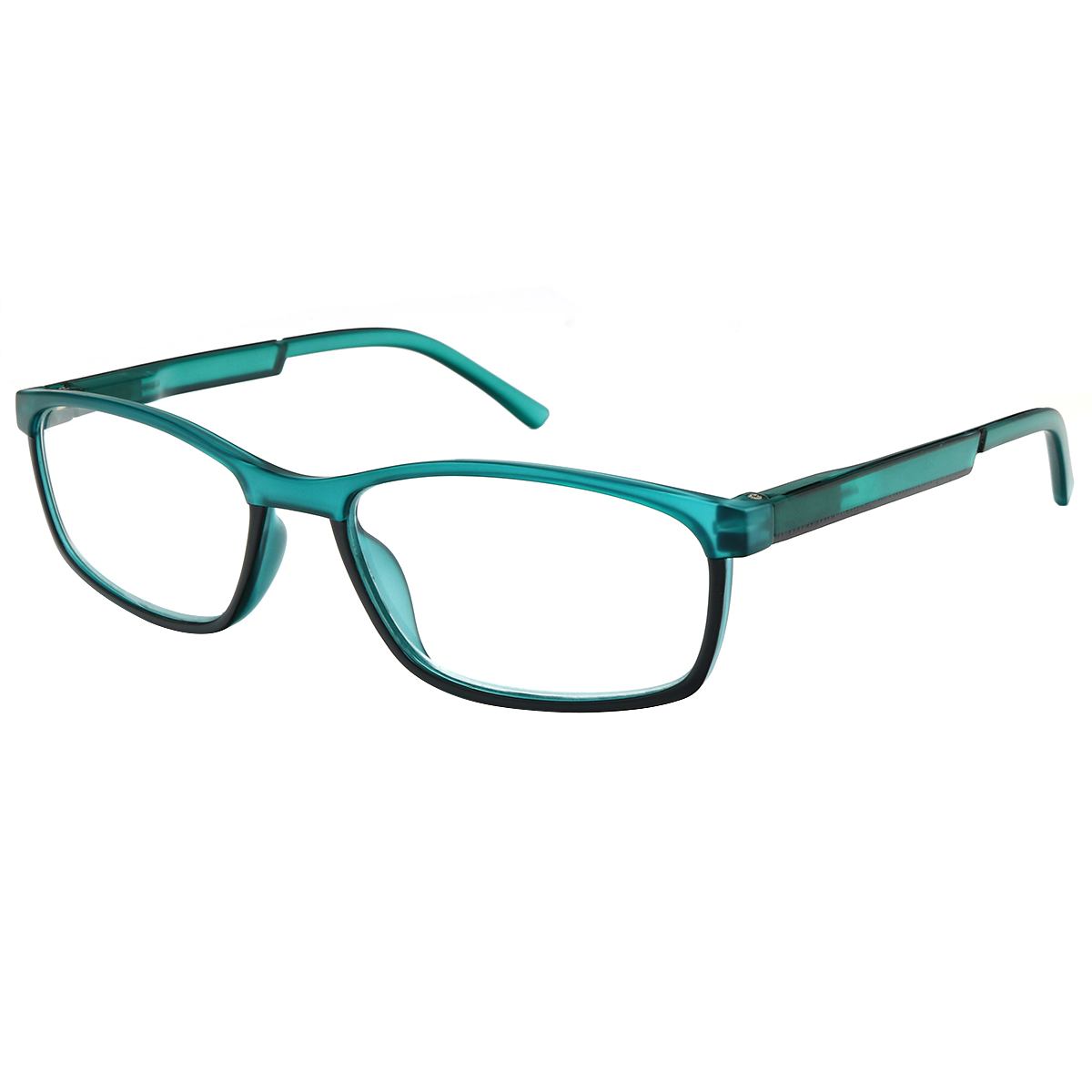 Ionia - Rectangle Green Reading Glasses for Men