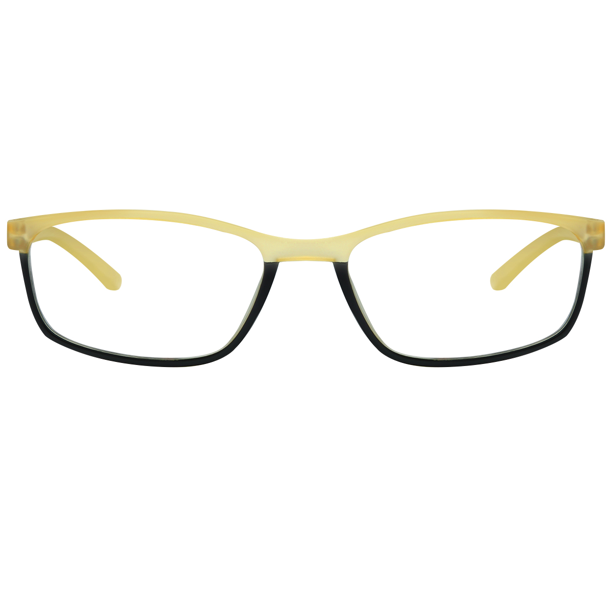 Adolph - Rectangle Brown Reading Glasses for Men