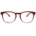 Seleucia - Square Red Reading Glasses for Men & Women