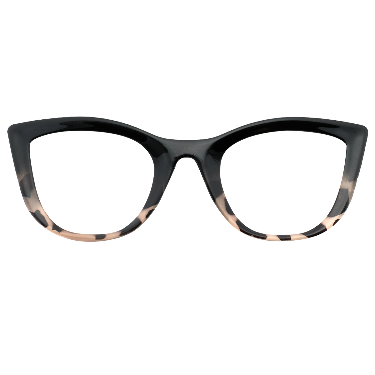cat-eye transparent-demi reading-glasses