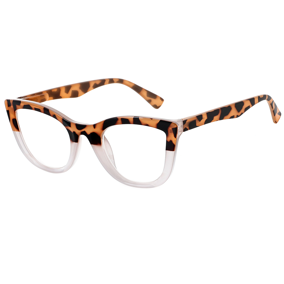Corinth - Cat-eye Transparent-Demi Reading Glasses for Women