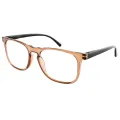 Sunhy - Square Brown Reading Glasses for Men & Women