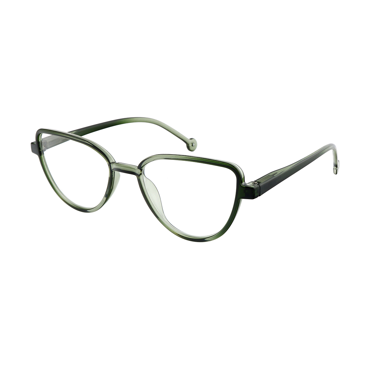 Glen - Cat-eye Green Reading Glasses for Women