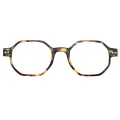 Deva - Geometric Demi-Green Reading Glasses for Women